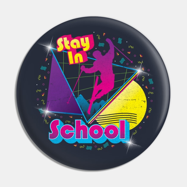 Stay in School Pin by BeanePod