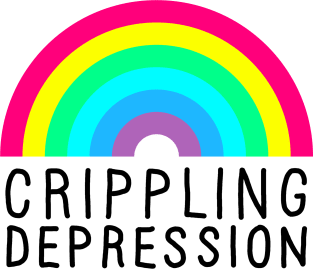 Crippling Depression Rainbow Magnet