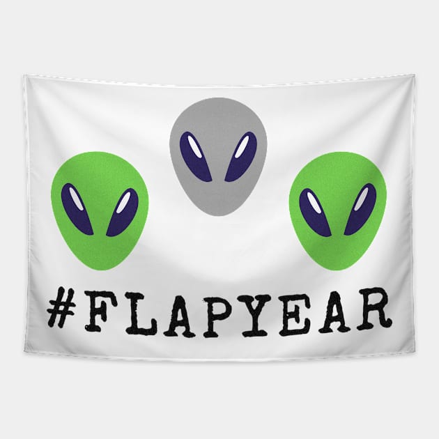 Hashtag # FLAPYEAR – Black Tapestry by KoreDemeter14