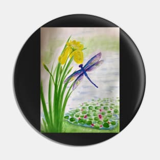 Dragonfly pond life Pin