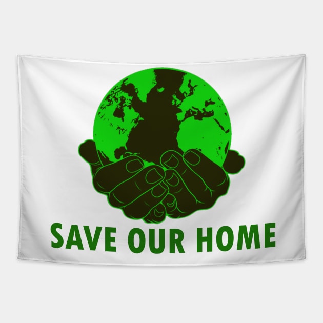 SAVE OUR HOME Tapestry by psninetynine