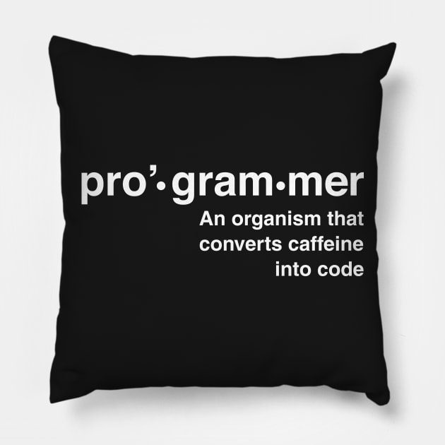 Definition of programmer Pillow by Lazarino