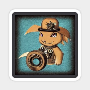 Steampunk Robot Animal Cute Magnet