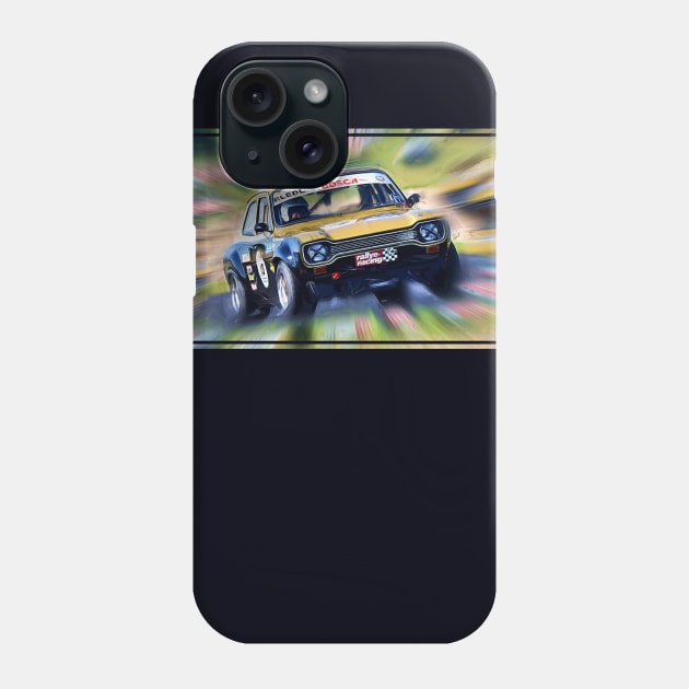 Escort on the racetrack Phone Case by DeVerviers