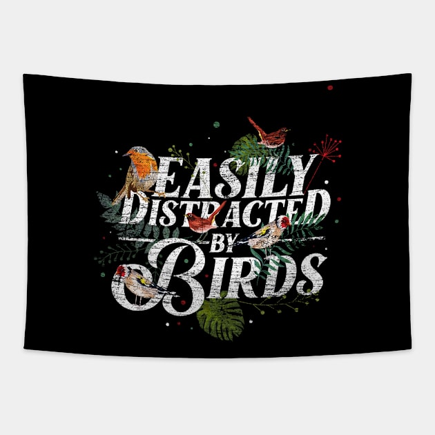 Funny Birdwatcher Gift Animal Lover Bird Tapestry by ShirtsShirtsndmoreShirts