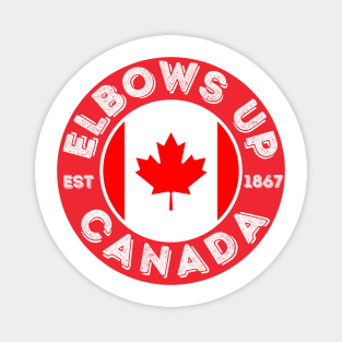Elbows-Up Magnet