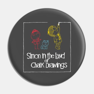 Simon and the Land of Chalk Drawings Pin