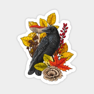 Autumn raven 2 Magnet