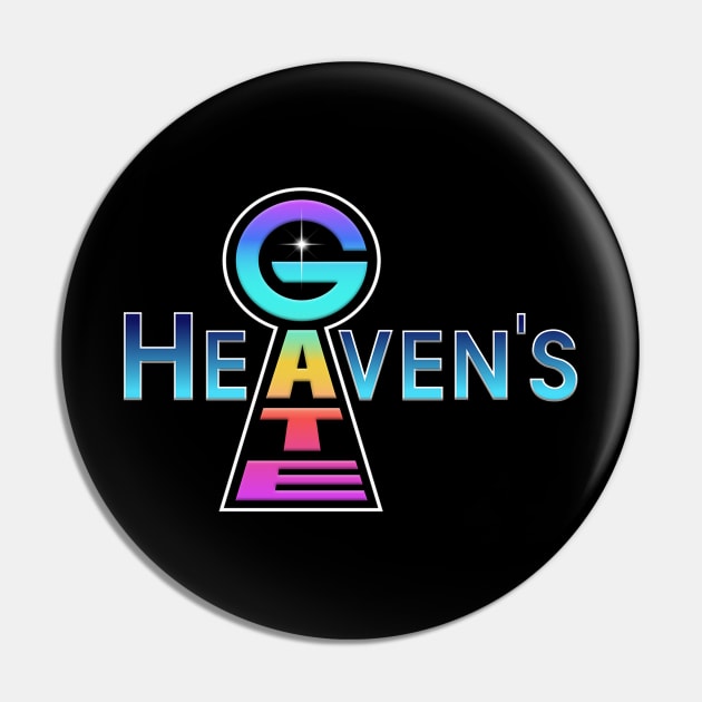 Heaven's Gate Logo Pin by BigOrangeShirtShop