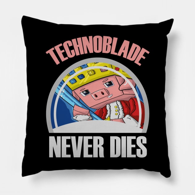 Technoblade Never Dies Pillow by EleganceSpace