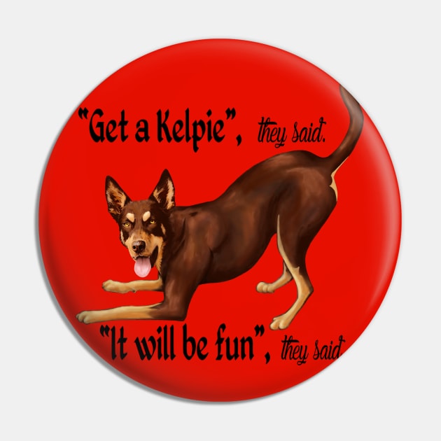 Get a Kelpie Pin by kestrelle