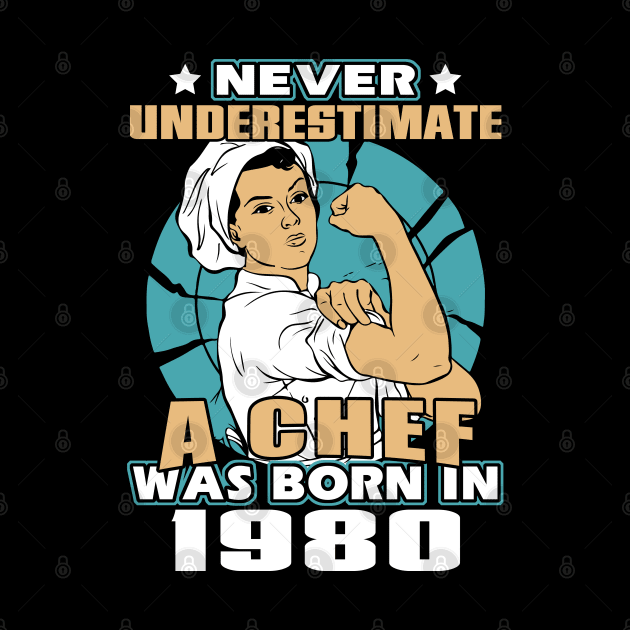 Never  Underestimate a Chef Was Born in 1980 by adik