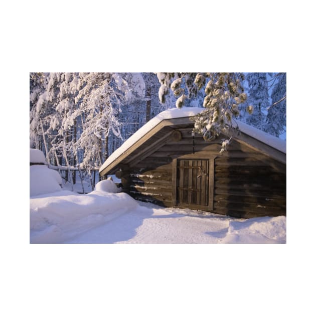 Cabin in the Snow by Memories4you