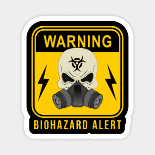 WARNING BIOHAZARD ALERT Magnet