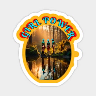 Girl Power Forest spirits Magnet