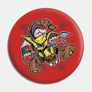 Scorpion death ride Pin