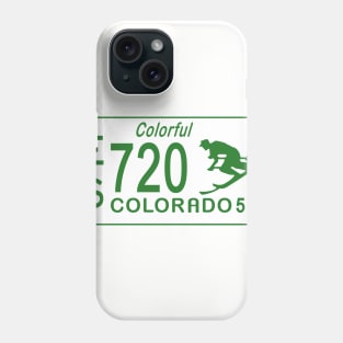 Vintage Colorful colorado Plate Phone Case