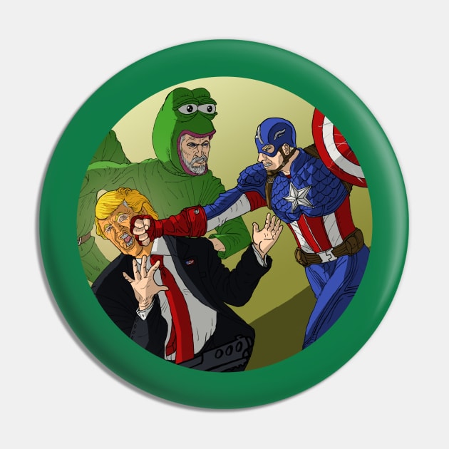 Cap Punching Trump Pin by Spearhafoc