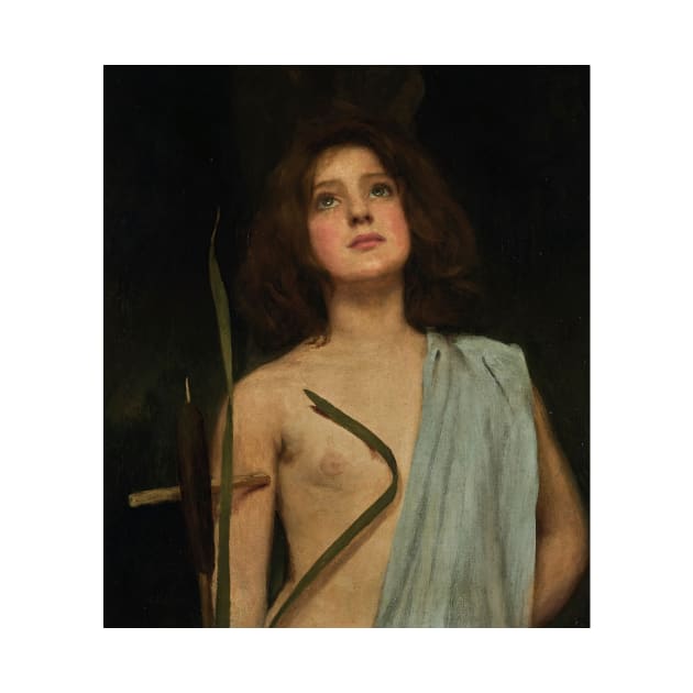 A Young Saint by John William Waterhouse by Classic Art Stall