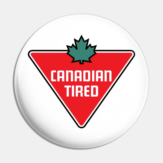 Canadian, Tired Pin by jedge2000