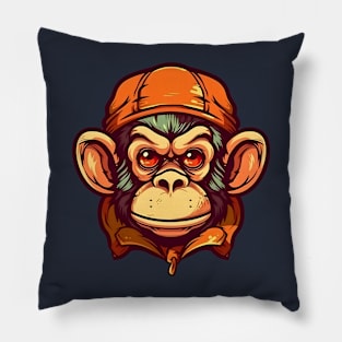 Monkey Rapper Pillow