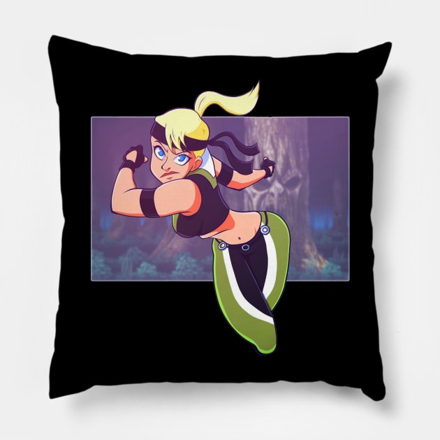 sonya Pillow by dubcarnage