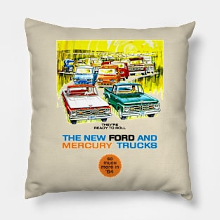 1964 FORD TRUCKS - advert Pillow