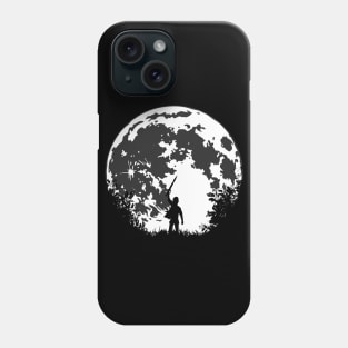Wander in Moon (silhouette) Phone Case