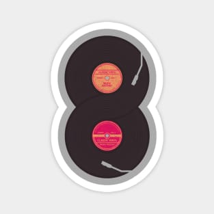 Infinity Vinyl Record Magnet