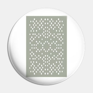 Cute green dots pattern Pin