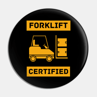 Forklift Certified Meme Pin