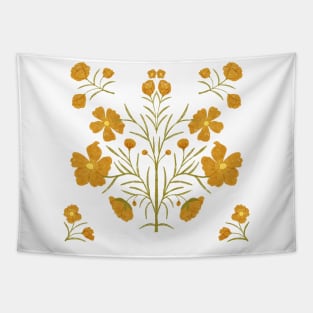 Lovely Buttercup Flowers Tapestry