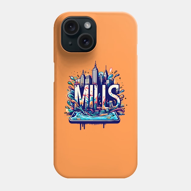 Urban Fusion: Millenials Phone Case by Artilize