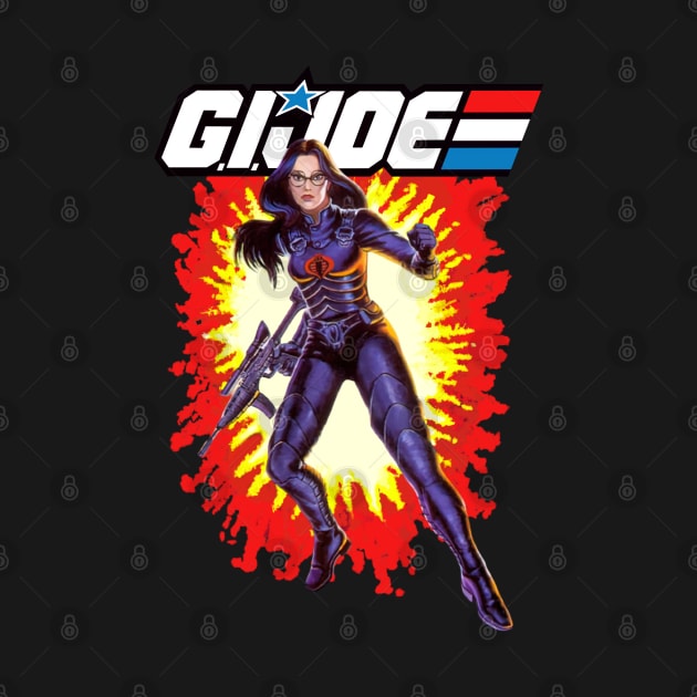 Baroness GI Joe toy art card by EnglishGent