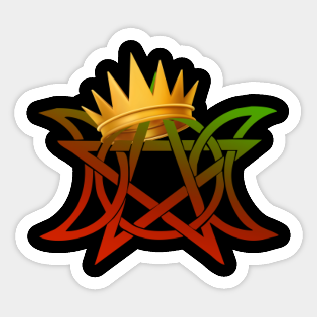 Vinyl Die Cut Decal Sticker Triple Moon Crown
