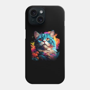 Exotic Shorthair Rainbow Phone Case