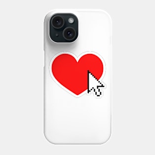 Heart click.3 Phone Case