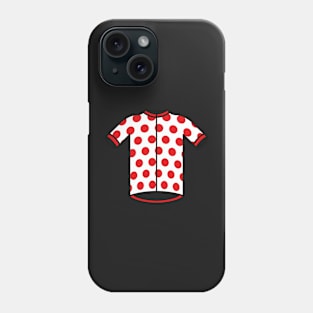 Polka Dot Climbers Cycling Jersey Pattern Phone Case