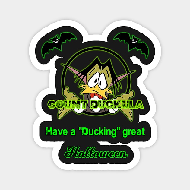 Count Duckula Halloween Magnet by Specialstace83