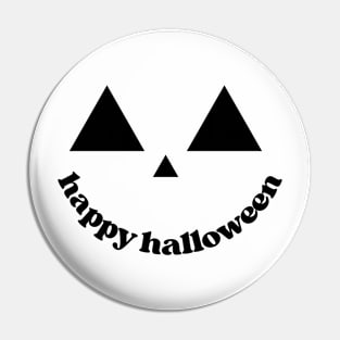 Pumpkin Face Halloween Pin