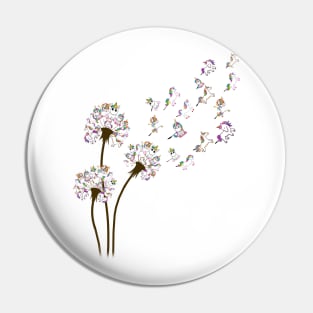 Unicorn Dandelion Pin