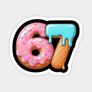 Six-Seven-Ice-Cream Magnet