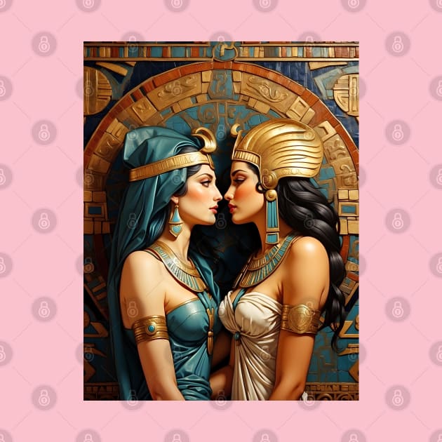 Lesbian Pharaohs Love by VivaLaRetro