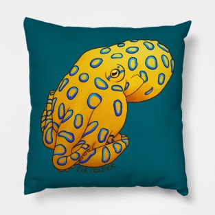 Blue-Ringed Octopus Pillow