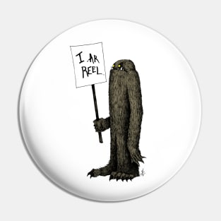 Bigfoot the Subtle Cryptid Pin