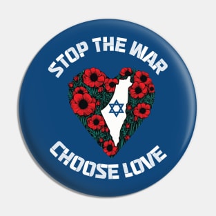 stand for israel - stop the war Pin