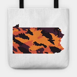 Pennsylvania Camo Orange Tote