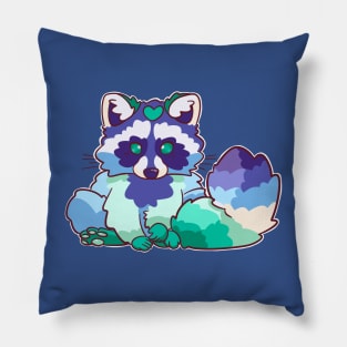 Gay Pride Raccoon Pillow