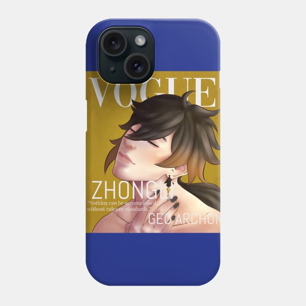 Zhongli Morax Geo Archon Phone Case by CrayArtist_88's Merch