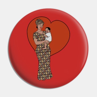 African mother and child Pin